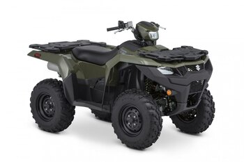 2023 Suzuki KingQuad 500XPZ Great Blue, Mag Wheels