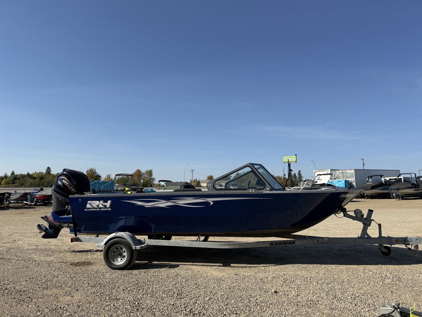 2023 RH Coastal 20ET with 200hp Yamaha SHO + 9.9hp Kicker