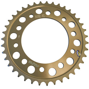 SUNSTAR WORKS TRIPLESTAR ALUMINUM REAR SPROCKET (5 354752OR)