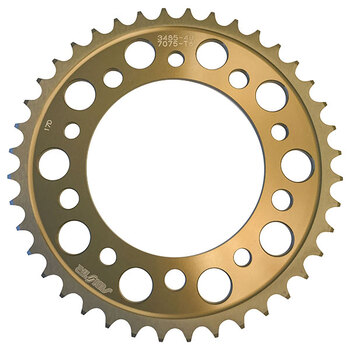 SUNSTAR WORKS TRIPLESTAR ALUMINUM REAR SPROCKET (5 354752OR)