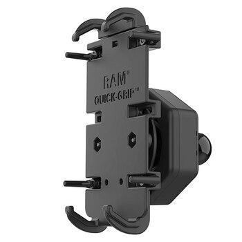 RAM Quick Grip XL Phone Mount with Vibe Safe & Fork Stem Base (RAM B 176 A PD4 462)