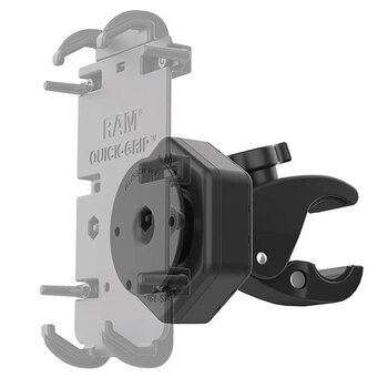 RAM X Grip Phone Mount with Vibe Safe & Small Tough Claw (RAM HOL UN7 462 400)