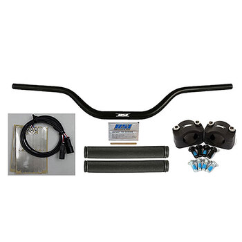 RSI BACKCONTRY BEND TAPERED HANDLEBAR WITH 3 RISE (TB BC BLK)