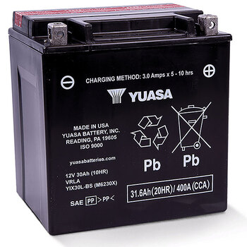 Yuasa Battery Maintenance Free AGM High Performance GYZ32HL 6 7/8″ 6 9/16″ Maintenance free, High performance