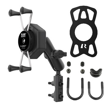 RAM X Grip Phone Mount with Vibe Safe & Fork Stem Base (RAM B 176 A UN7 462)