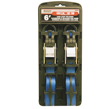 ERICKSON RETRACTABLE RATCHET TIE DOWNS 2PK (34417)