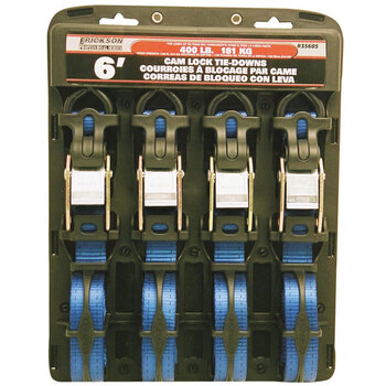 ERICKSON RETRACTABLE RATCHET TIE DOWNS 2PK (34417)