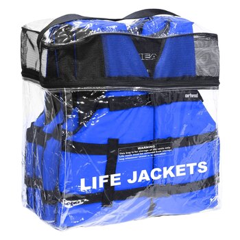 LIFE JACKET GENERAL PUR RD ADULT QTY4