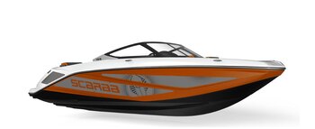 2025 Scarab 165 LX BLACK/AFTERBURNER ORANGE