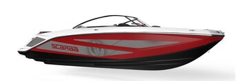 2025 Scarab 195 LX BLACK/CRIMSON RED