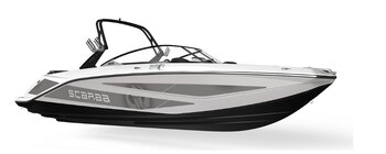 2025 Scarab 255 LX BLACK/PEARL GRAY