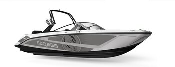 2025 Scarab 235 LX BLACK/PEARL GRAY