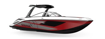 2025 Scarab 195 LX BLACK/CRIMSON RED