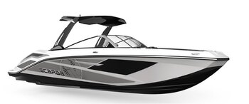 2025 Scarab 165 LX BLACK/PEARL GRAY