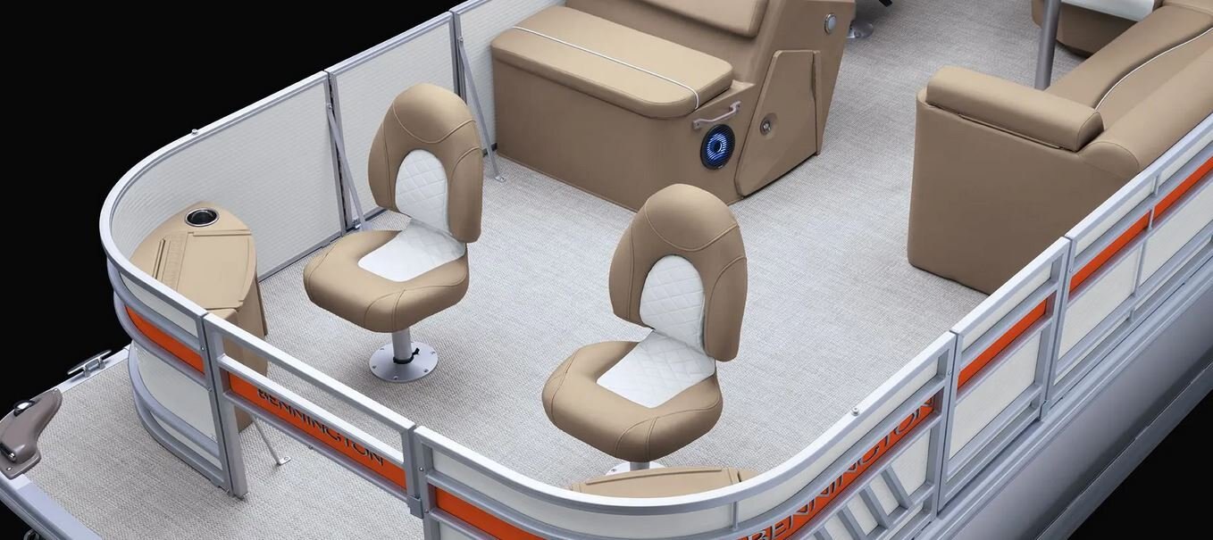 2026 Bennington L Line 20 L Stern Radius Quad Bench