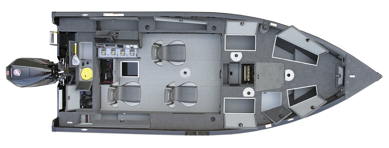 2026 Lund 2075 Pro Guide Tiller