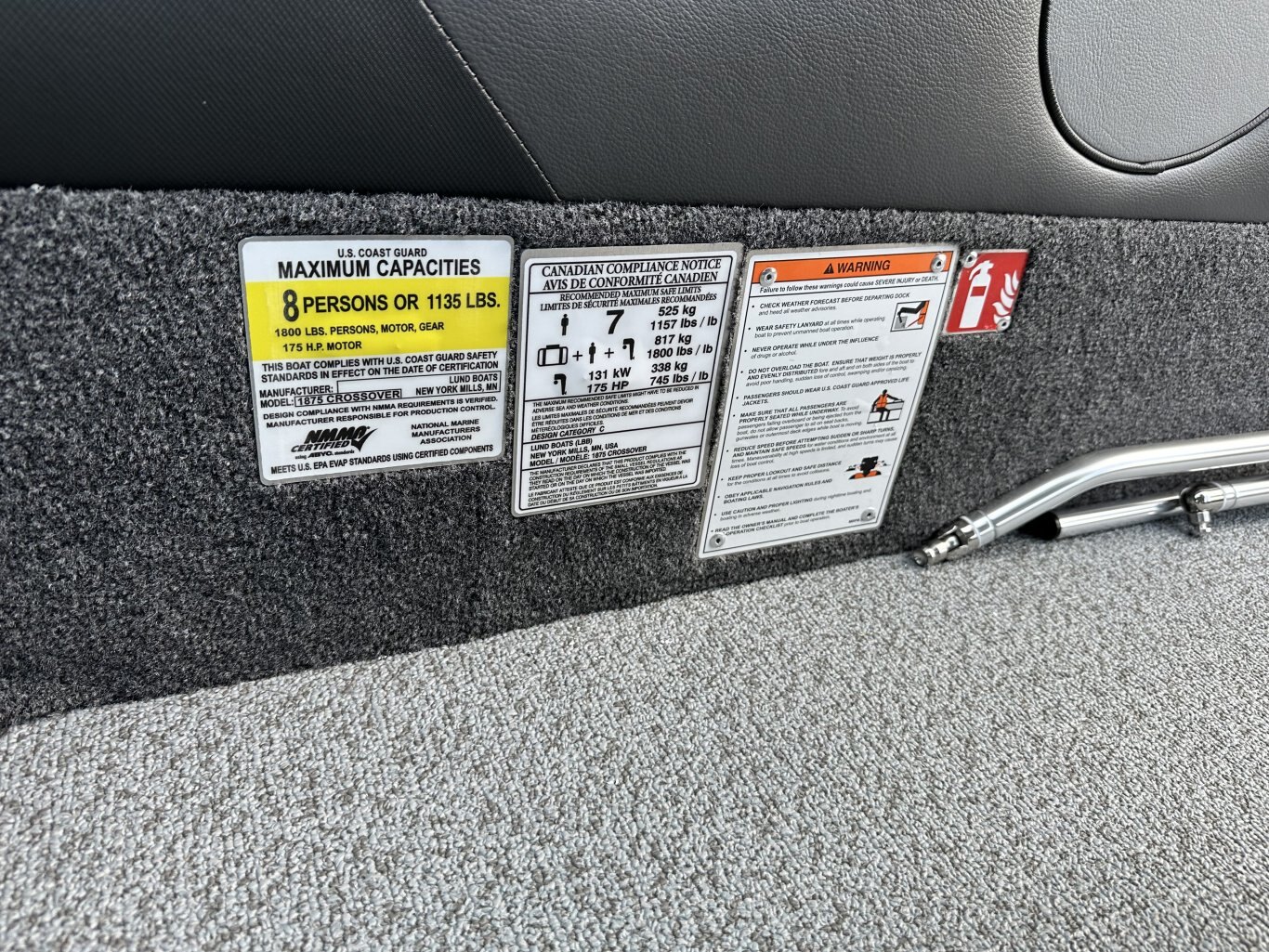 2025 Lund Crossover XS 1875 Mercury 175HP PRO XS