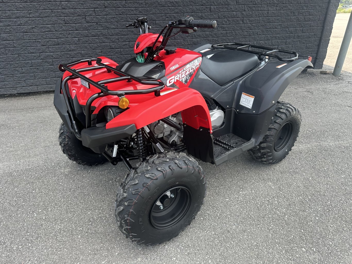 2025 Yamaha Grizzly 110 Grey Metallic/Red