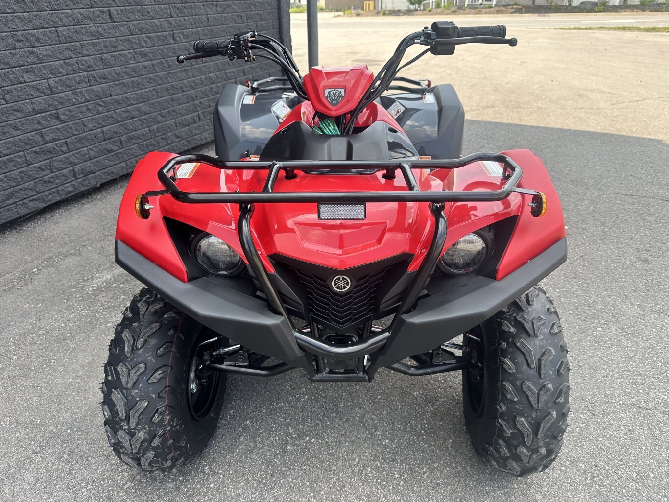 2025 Yamaha Grizzly 110 Grey Metallic/Red