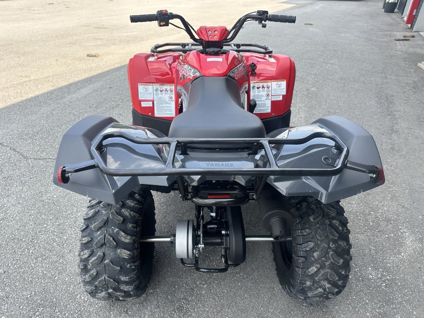 2025 Yamaha Grizzly 110 Grey Metallic/Red