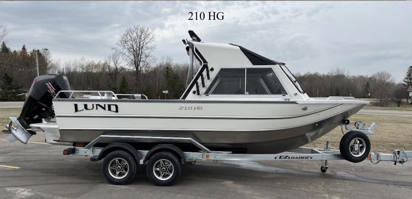 2026 LUND 210 HG MERCURY 250XL PRO XS 4STK