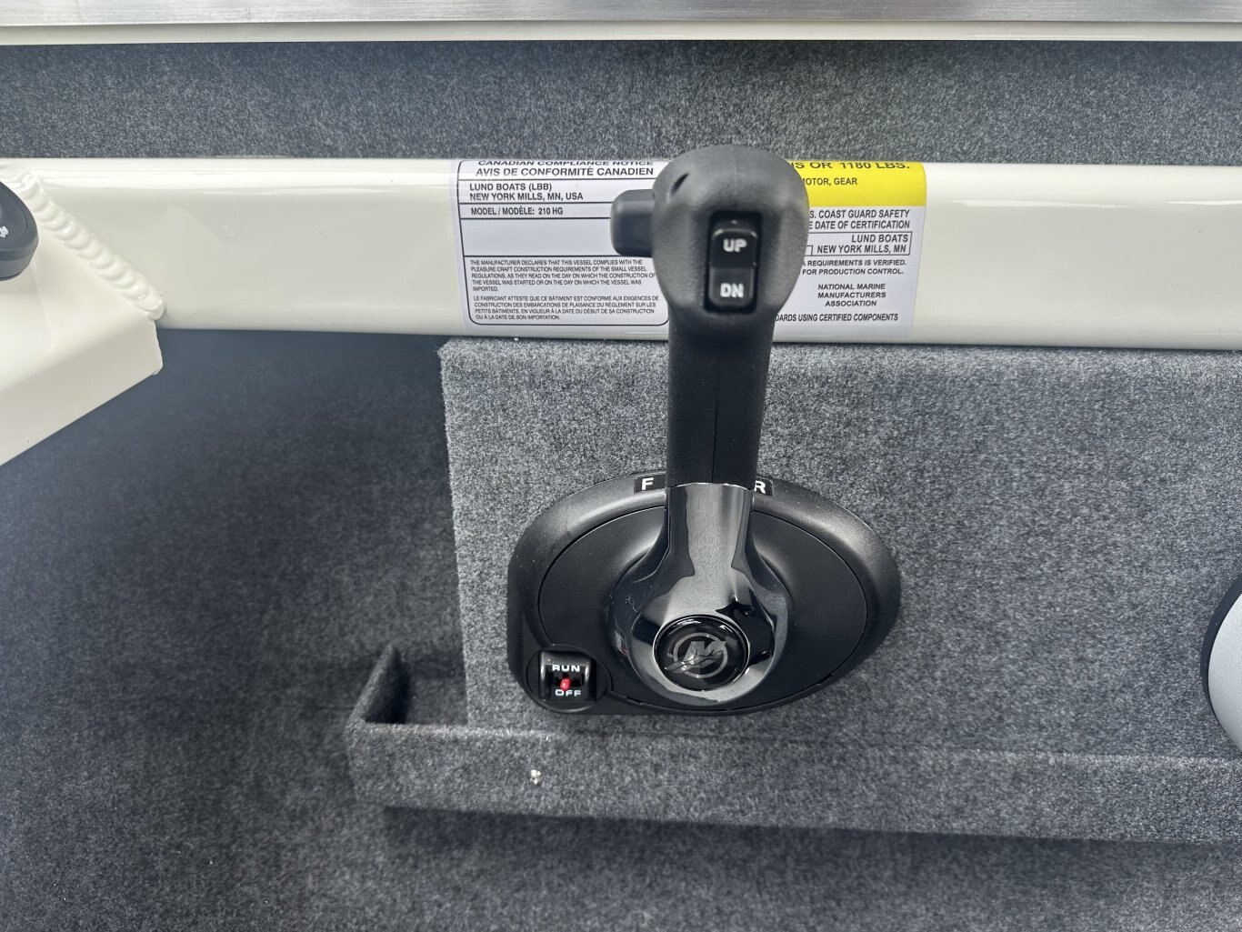 2026 LUND 210 HG MERCURY 250XL PRO XS 4STK