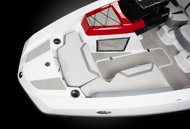 2026 Scarab 165 LX Black/Crimson Red