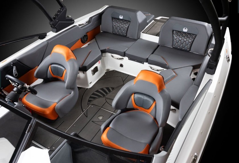 2026 Scarab 210 LX Black/Afterburner Orange