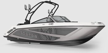 2026 Scarab 215 LX WAKE Black/Pearl Gray