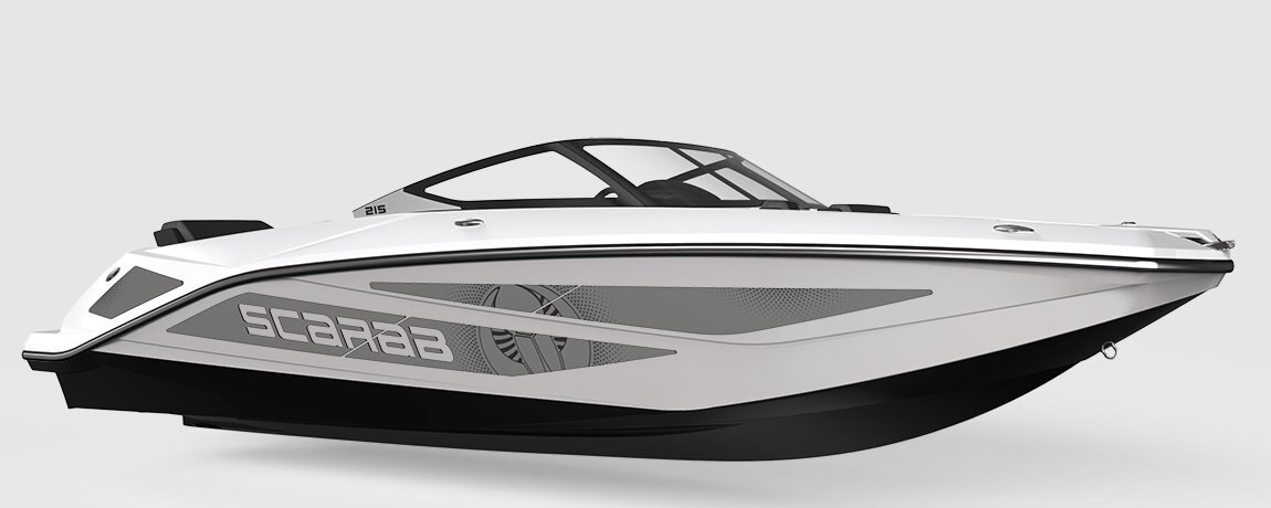 2026 Scarab 215 LX Black/Pearl Gray
