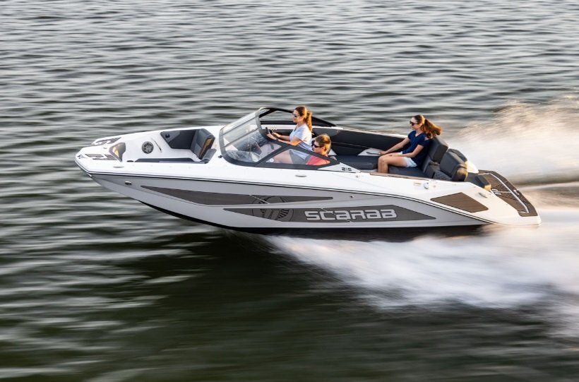 2026 Scarab 215 LX Black/Pearl Gray