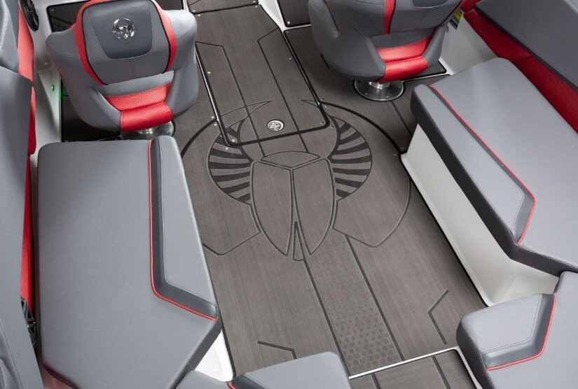 2026 Scarab 235 LX Black/Crimson Red