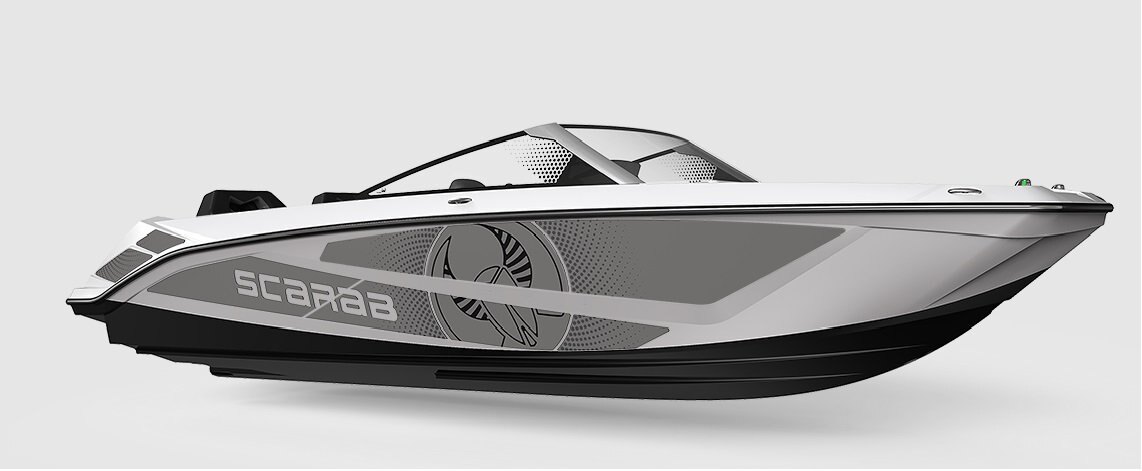 2026 Scarab 235 LX Black/Pearl Gray