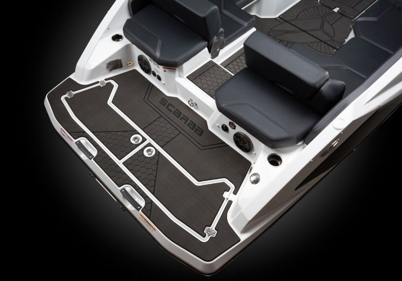 2026 Scarab 255 LX WAKE Black/Pearl Gray