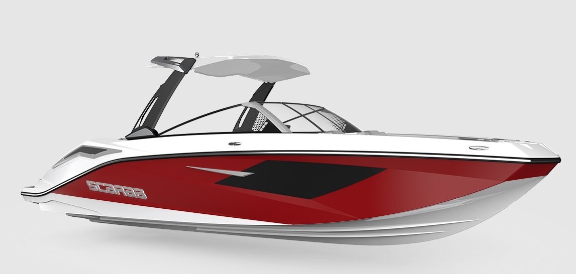 2026 Scarab 285 SE Crimson Red