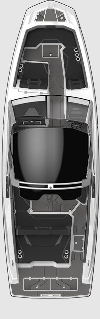 2026 Scarab 285 LX Black/Afterburner Orange