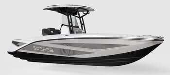 2026 Scarab 255 LX WAKE Black/Pearl Gray