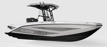 2026 Scarab 255 LX WAKE Black/Pearl Gray