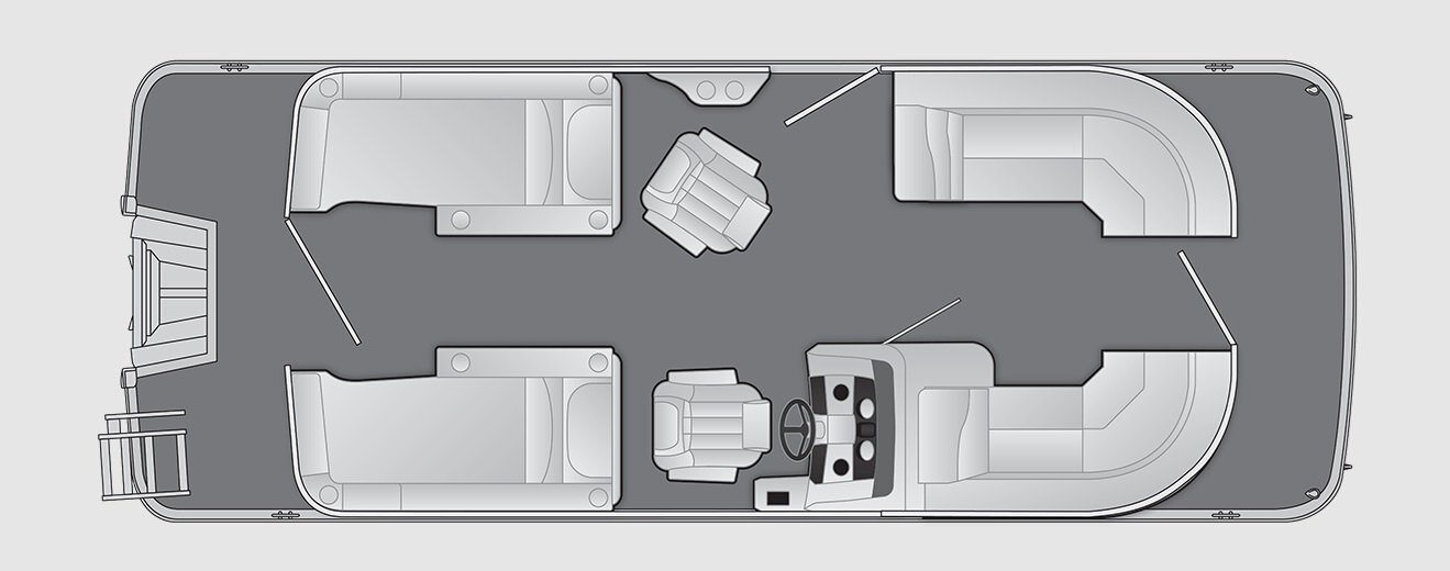 2026 Bennington SX Line 22 SX STERN LOUNGE