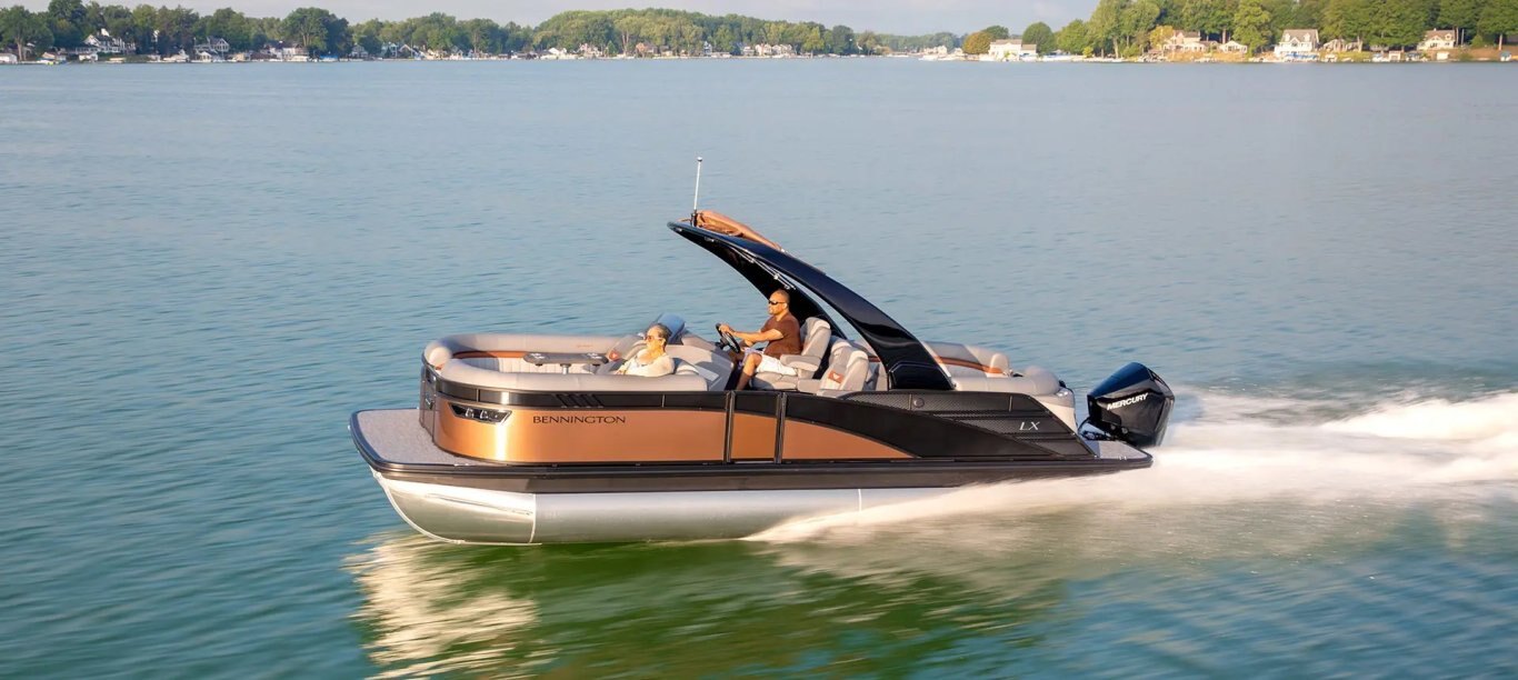 2026 Bennington LX Sport Line 24 LXS Fastback Quad Bench