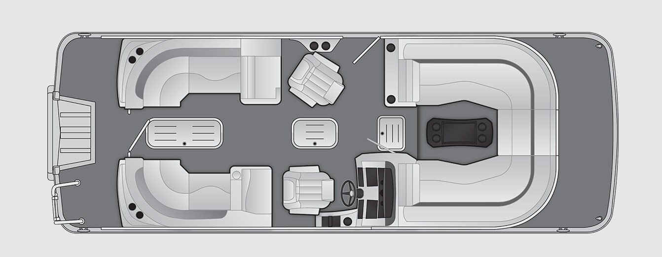 2026 Bennington L Bowrider Line 23 LT FASTBACK QUAD BENCH