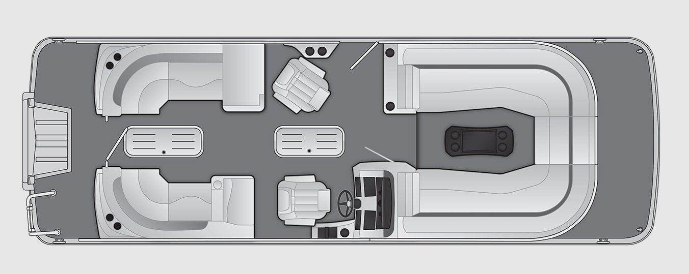 2026 Bennington L Bowrider Line 25 LT FASTBACK QUAD BENCH