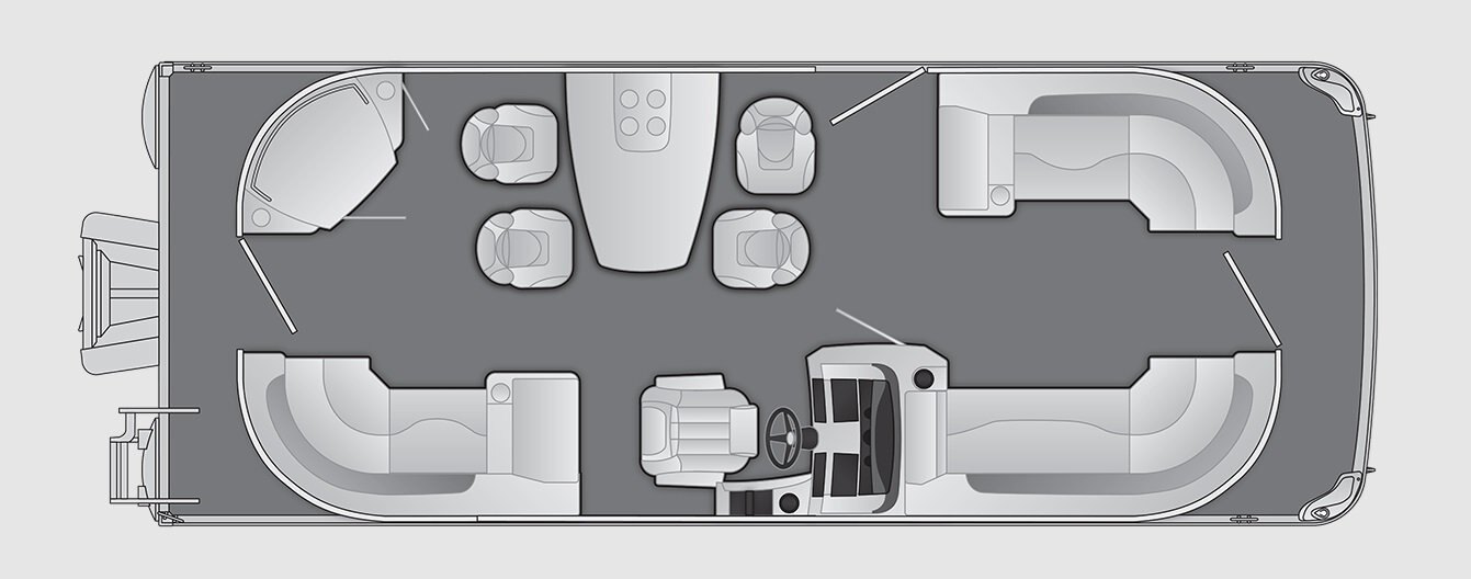 2026 Bennington L Line 23 L Port Dinette Entertainment