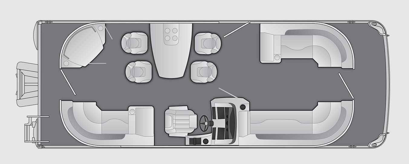 2026 Bennington L Line 24 L Port Dinette Entertainment