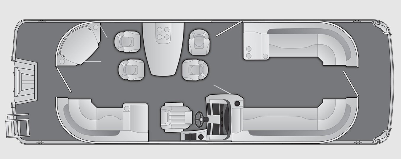 2026 Bennington L Line 25 L Port Dinette Entertainment