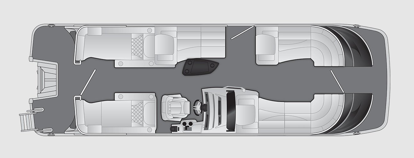2026 Bennington Q Line 25 Q STERN LOUNGE