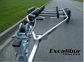 2026 Excalibur Double PWC Trailer Galvanized 