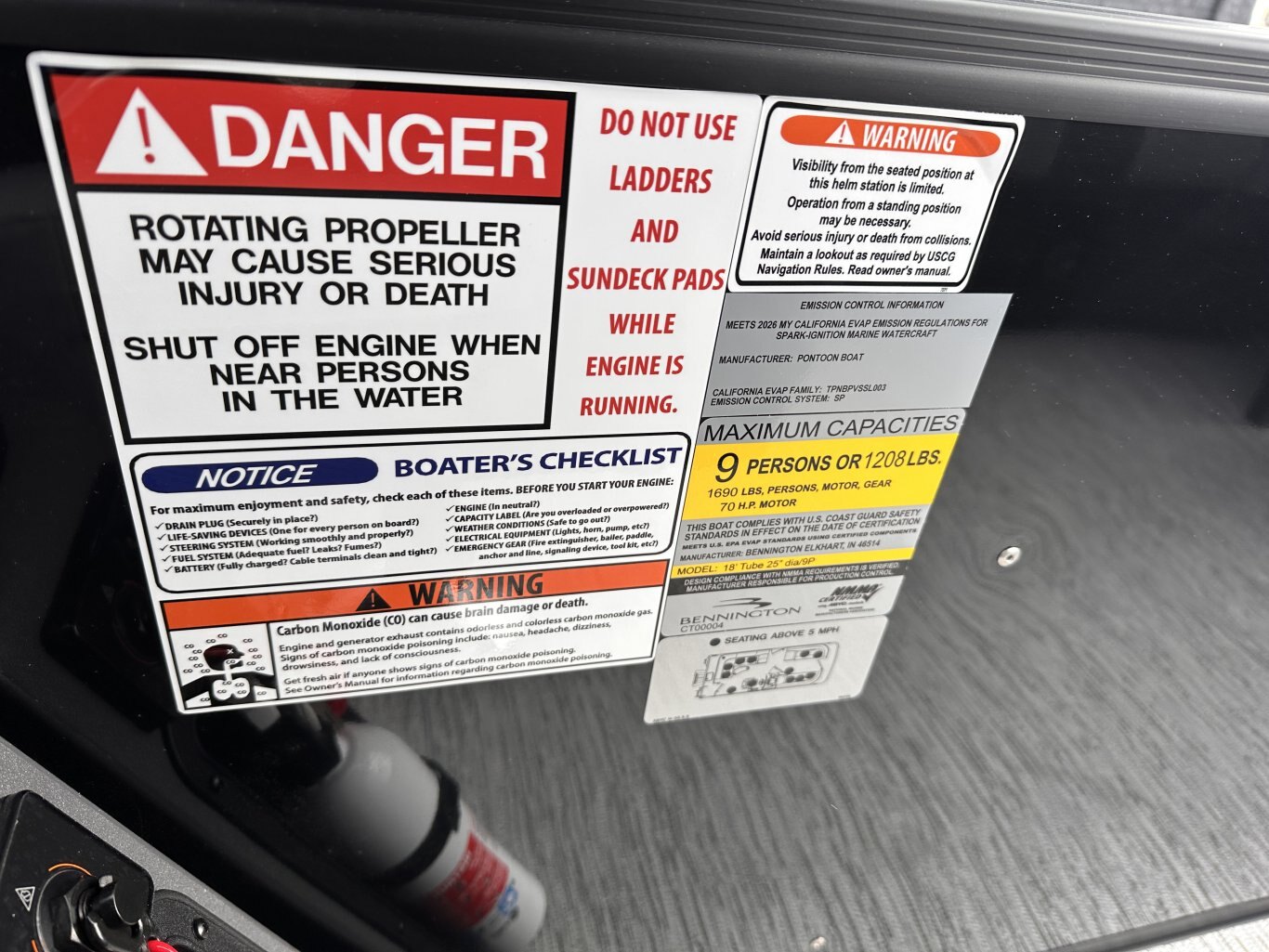 2026 Bennington 188SLSF YAMAHA 70HP