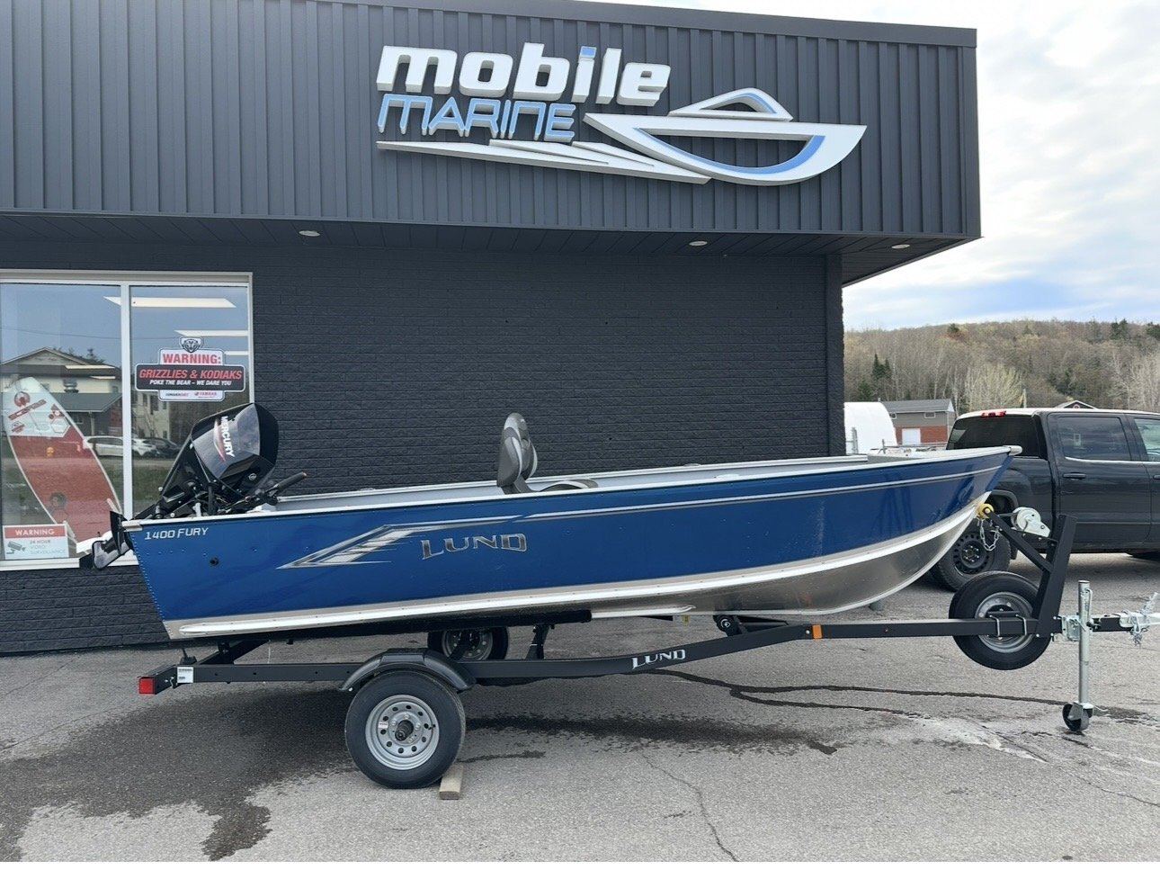 2025 Lund 1400 Fury Tiller Mercury 30HP