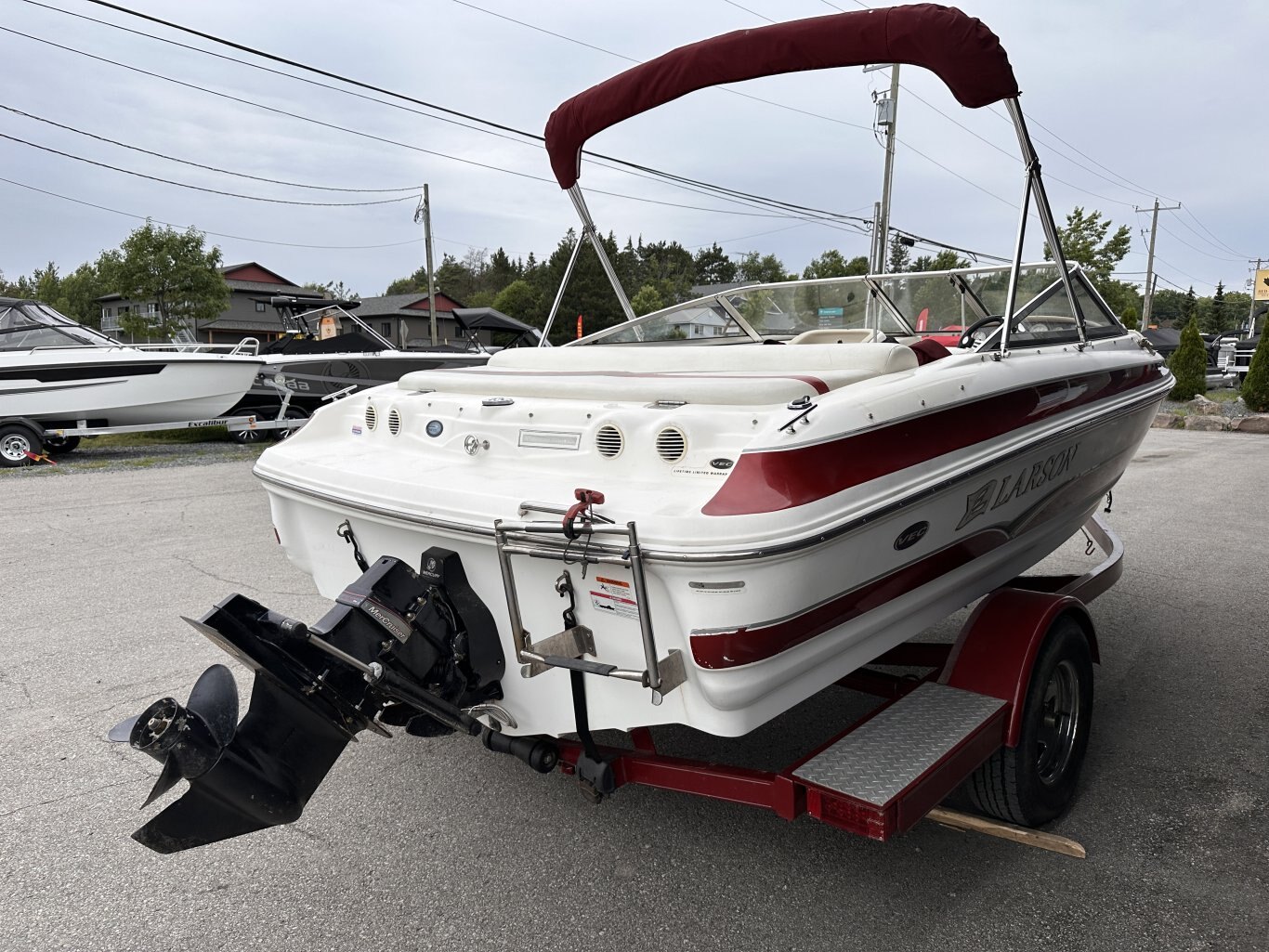2008 Larson 18 SEI w/ 4.3L TKS Mercruiser Engine 259hrs and Trailer Incl